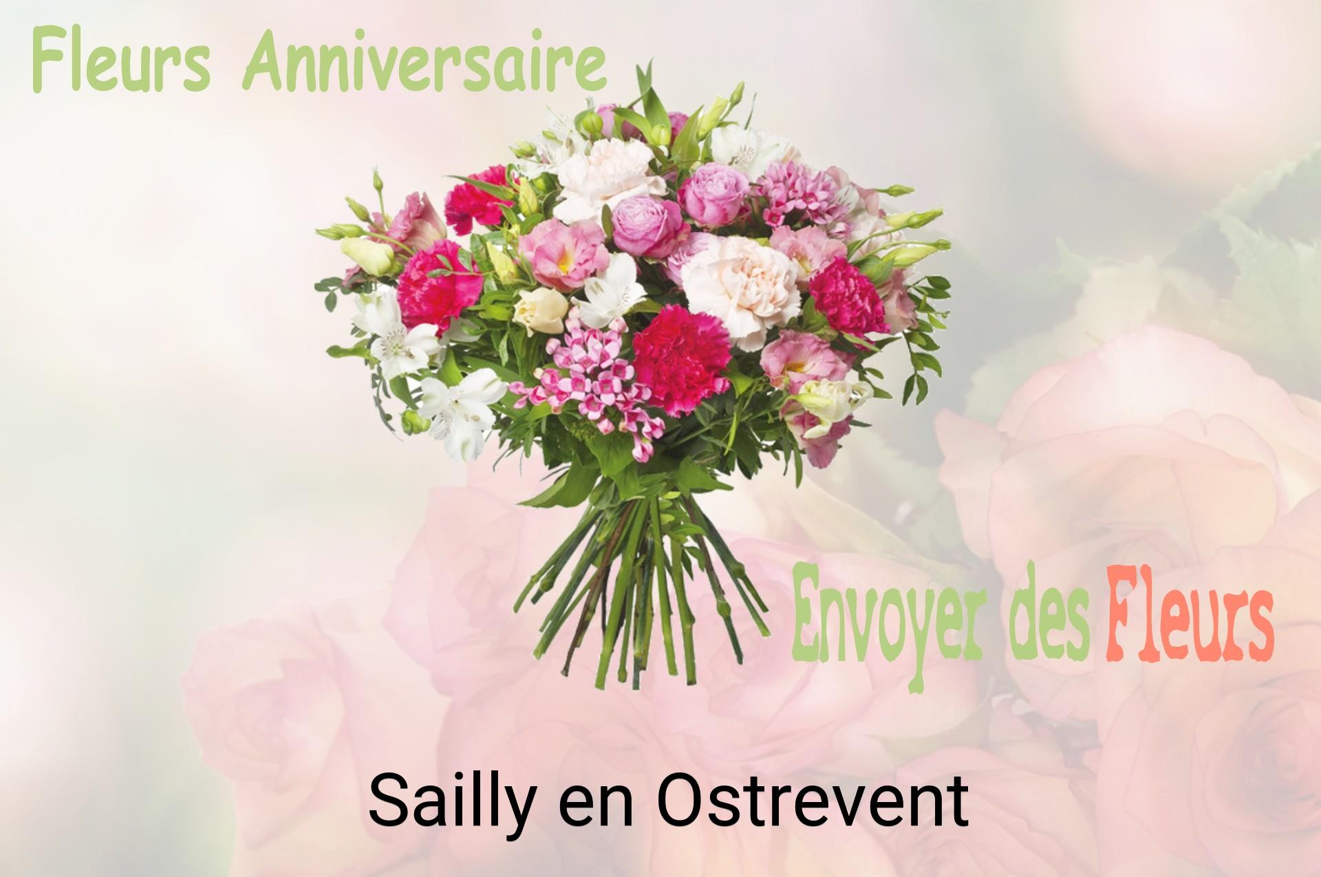 Bouquet de fleurs d’anniversaire livré à Sailly-en-Ostrevent