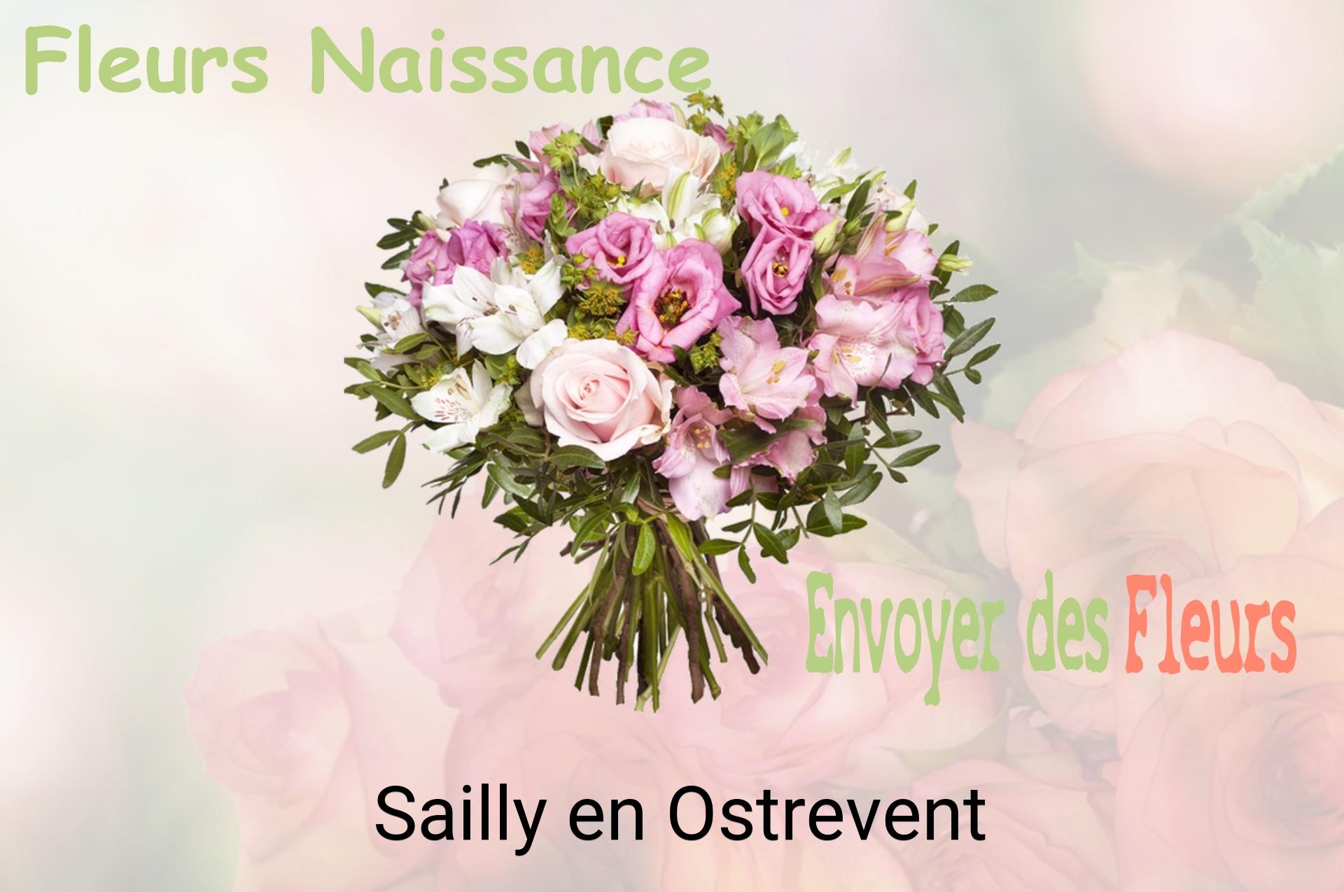 Bouquet de fleurs de naissance livré à Sailly-en-Ostrevent